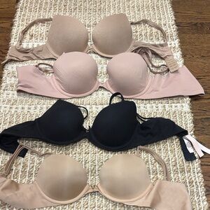 Women's Victoria Secret bra Bundle - Black and Nude Bras